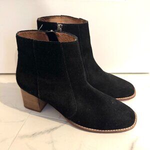 Madewell Bryce Women's Black Suede Ankle Boots